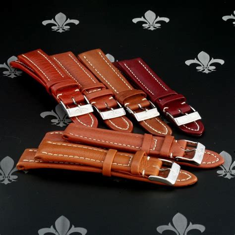 leather straps for breitling watches.